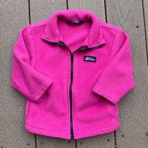 Girl’s Pink Fleece Jacket ⛅️